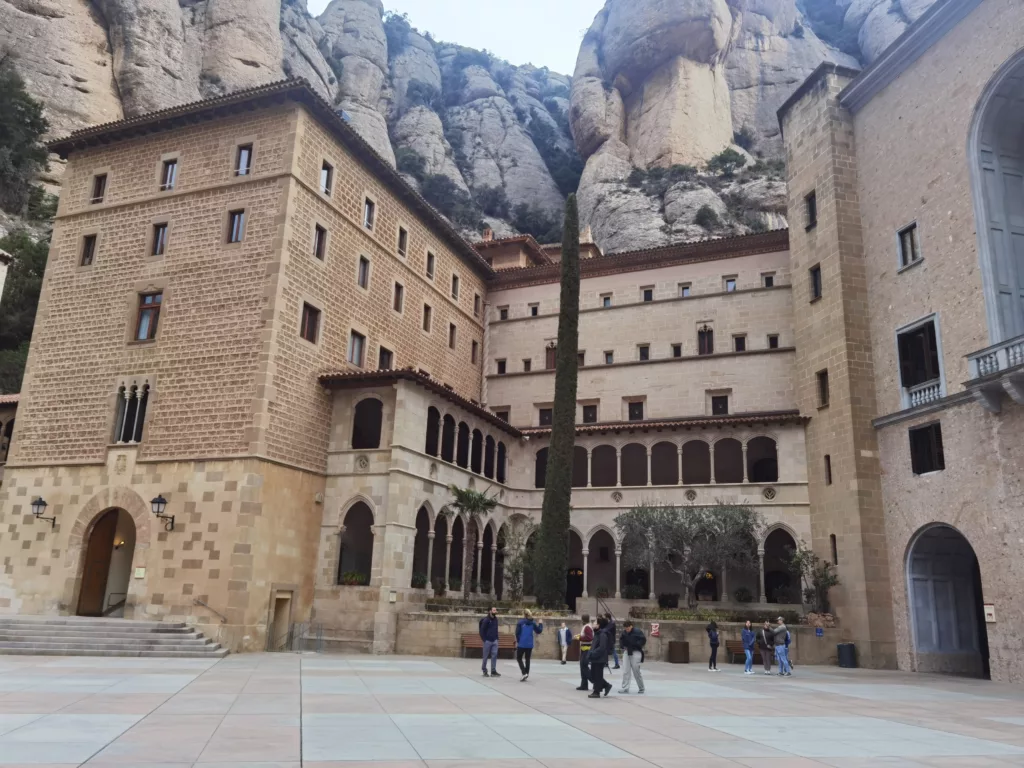 Das Kloster Montserrat in Katalonien, nahe Barcelona