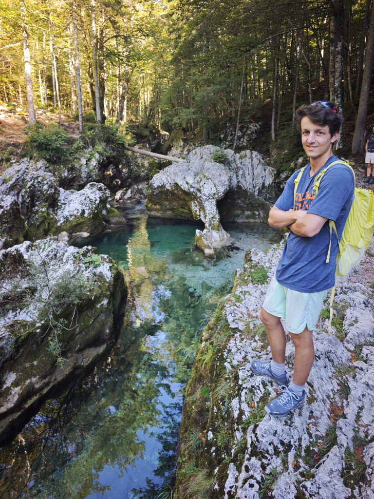 Siehst du ihn? - den Elefantenfelsen in der Mostnica-Schlucht