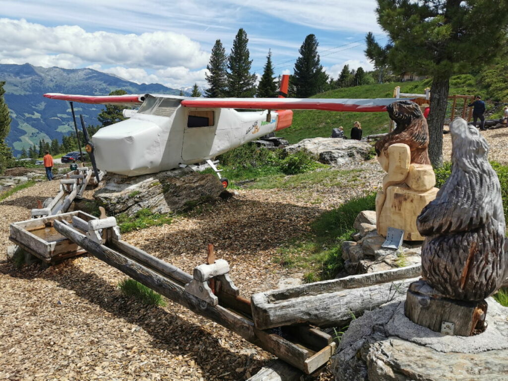 Murmelland Zillertal - der einzige Zillertal Spielplatz mit Flugzeug und Wasserspielplatz!