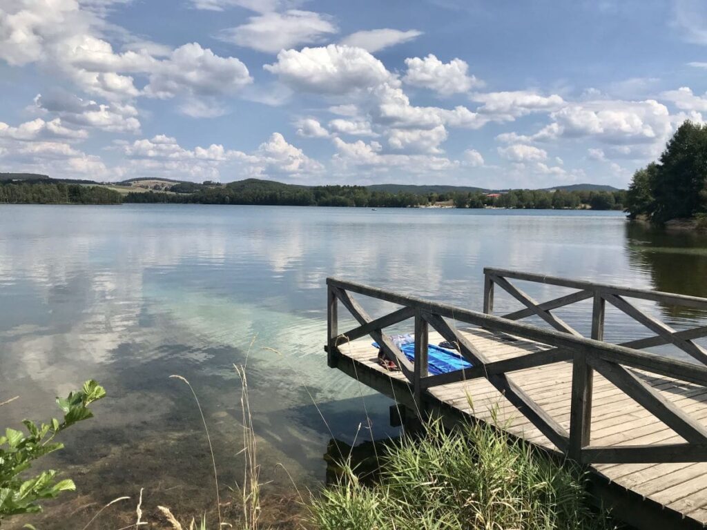 Murner See Rundweg - leicht zum Wandern mit Kindern Bayern