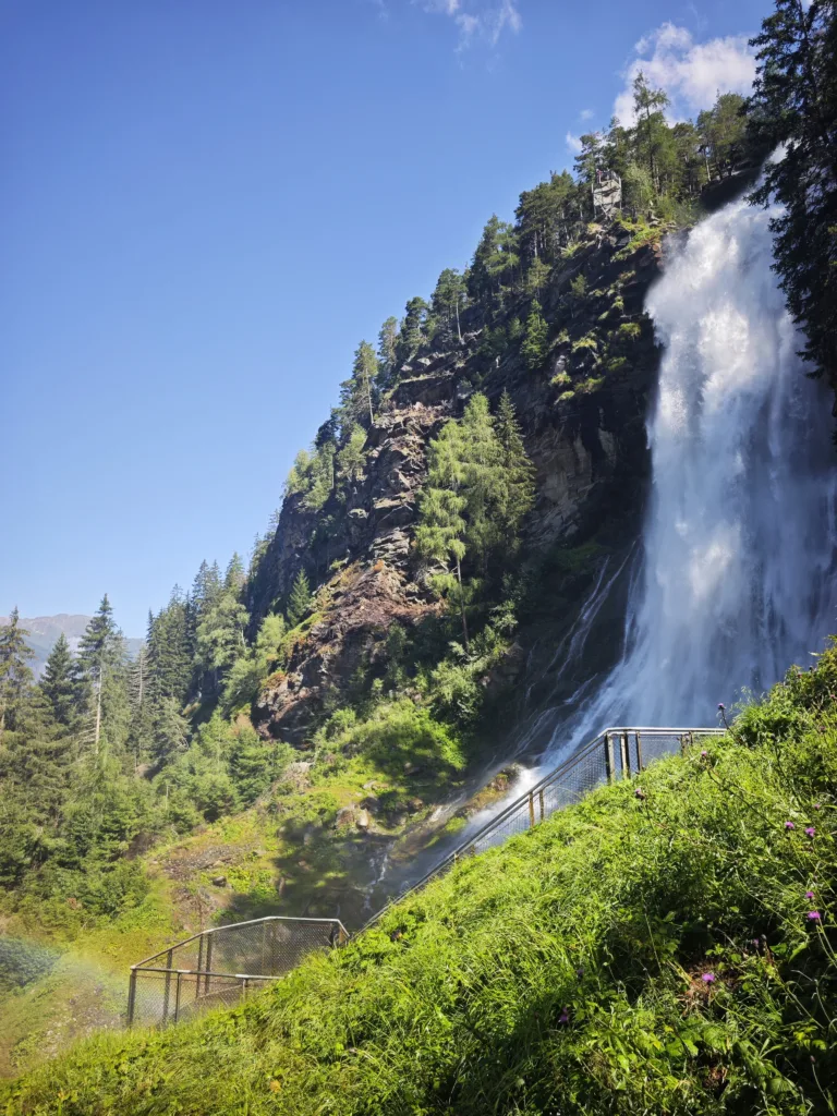 Wasserfall Ötztal mit Kindern