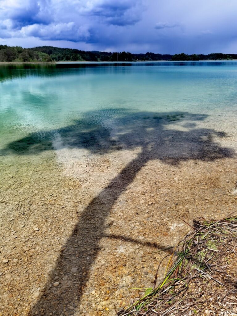 Malerische Landschaft an den Osterseen