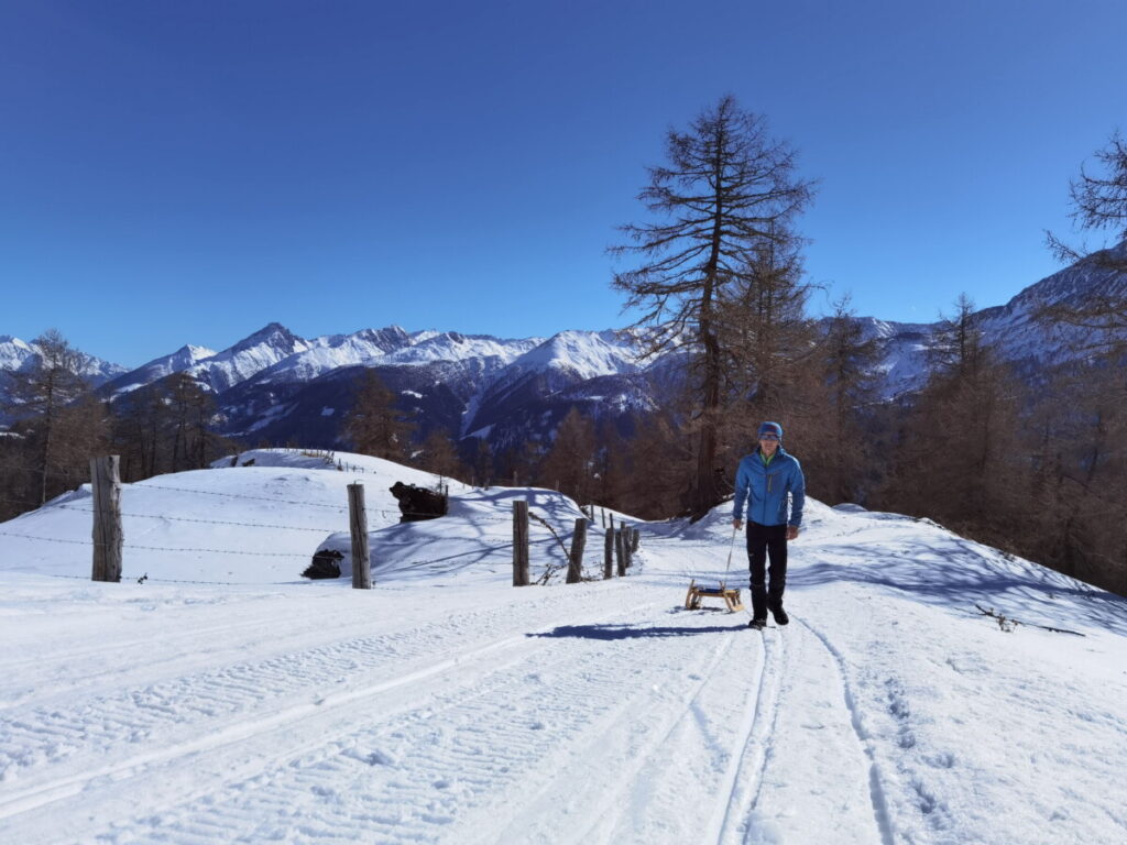 Vom Familienhotel Replerhof auf die Bodenalm winterwandern