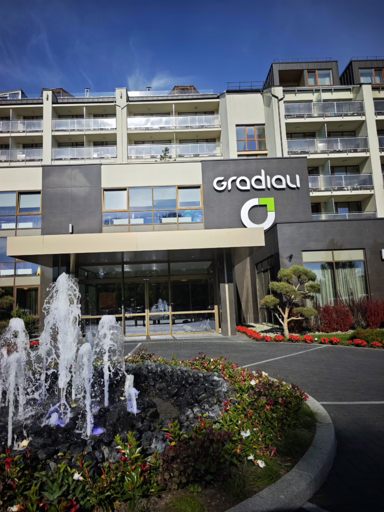 Das Hotel Gradiali in Palanga - nicht weit vom Sandstrand