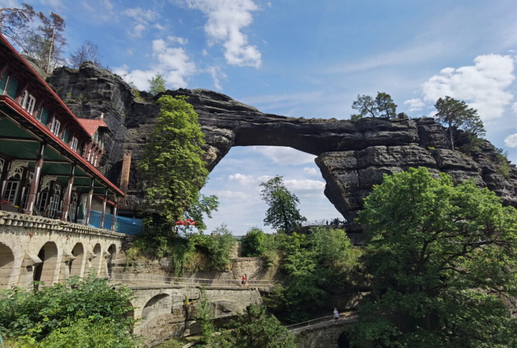 Böhmische Schweiz mit Kindern - Besuch beim größten Felsentor Europas, dem Prebischtor