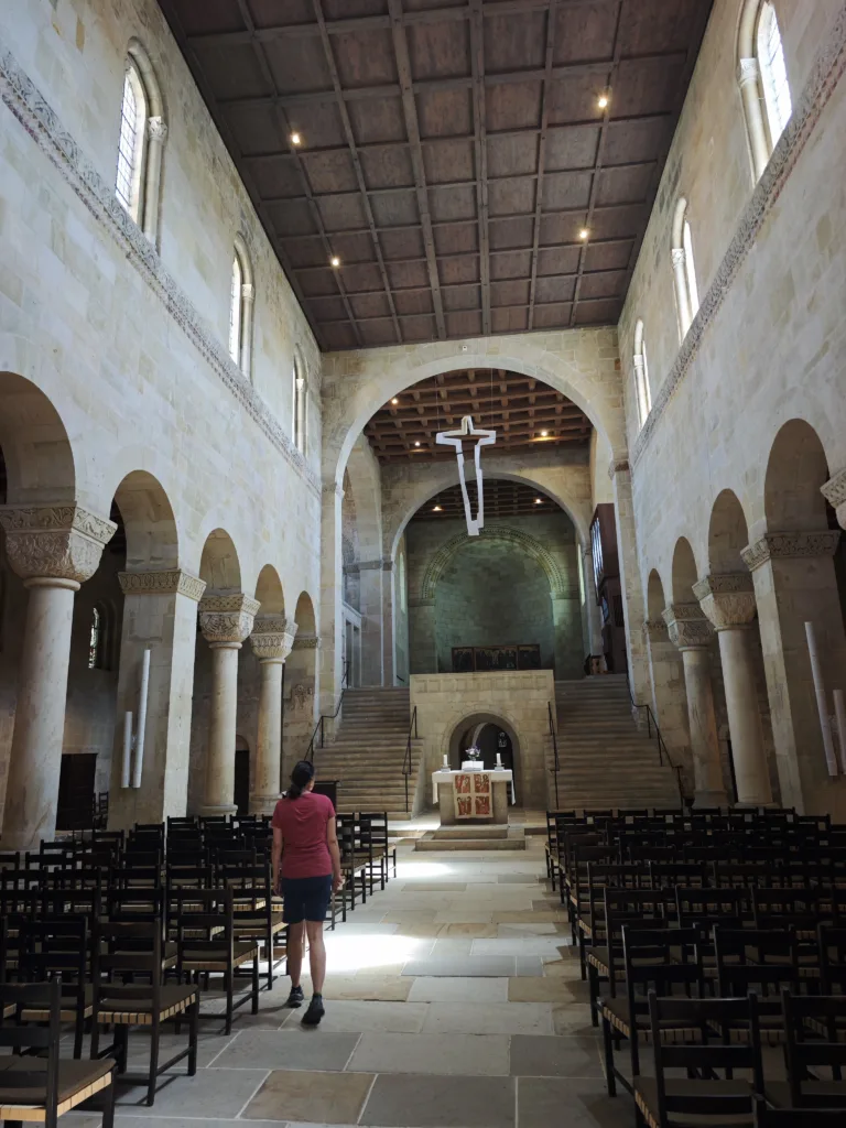 In der Stiftskirche St. Servatius in Quedlinburg mit Kindern