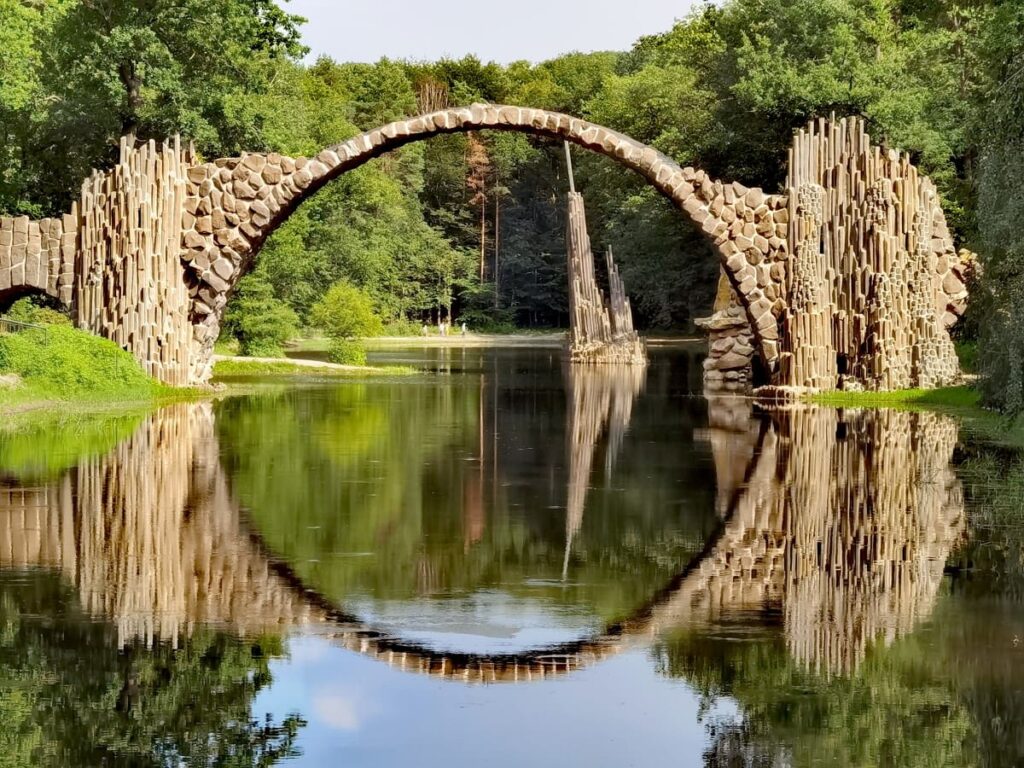 Die Rakotzbrücke - eine der meistbesuchen Ausflugsziele in der Oberlausitz