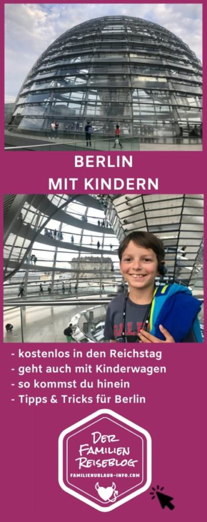 Merk dir einen Pin auf Pinterest - so findest du diese Tipps wieder für deinen Familienurlaub Berlin mit Kindern