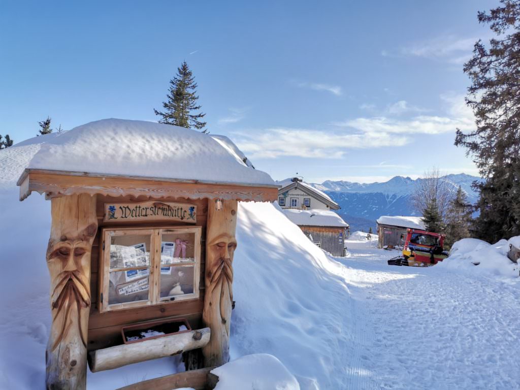 Rodeln Österreich - mit Schneegarantie auf der Wettersteinhütte