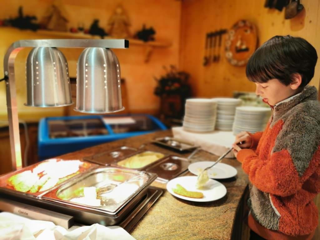 Rosenhof Kleinwalsertal für Kinder: Kindgerechtes Essen am Kinderbuffet