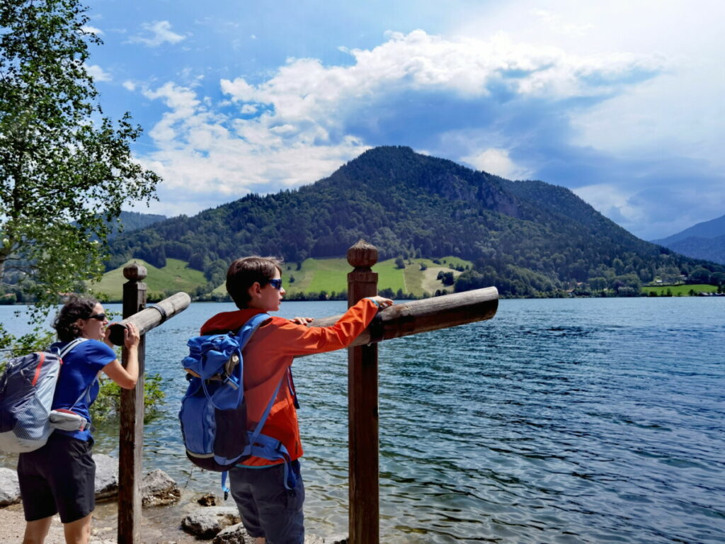 Am Schliersee mit Kindern wandern: Einmal rund um den See incl. Erlebnispfad