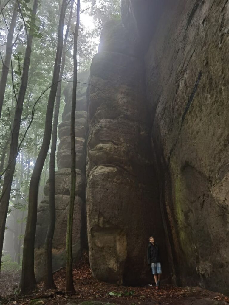 Sächsische Schweiz bei Regen wandern - zum Kuhstall