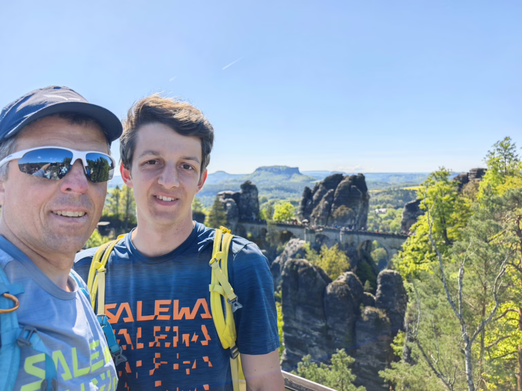 Sächsische Schweiz wandern mit Kindern - unser Besuch auf der Basteibrücke
