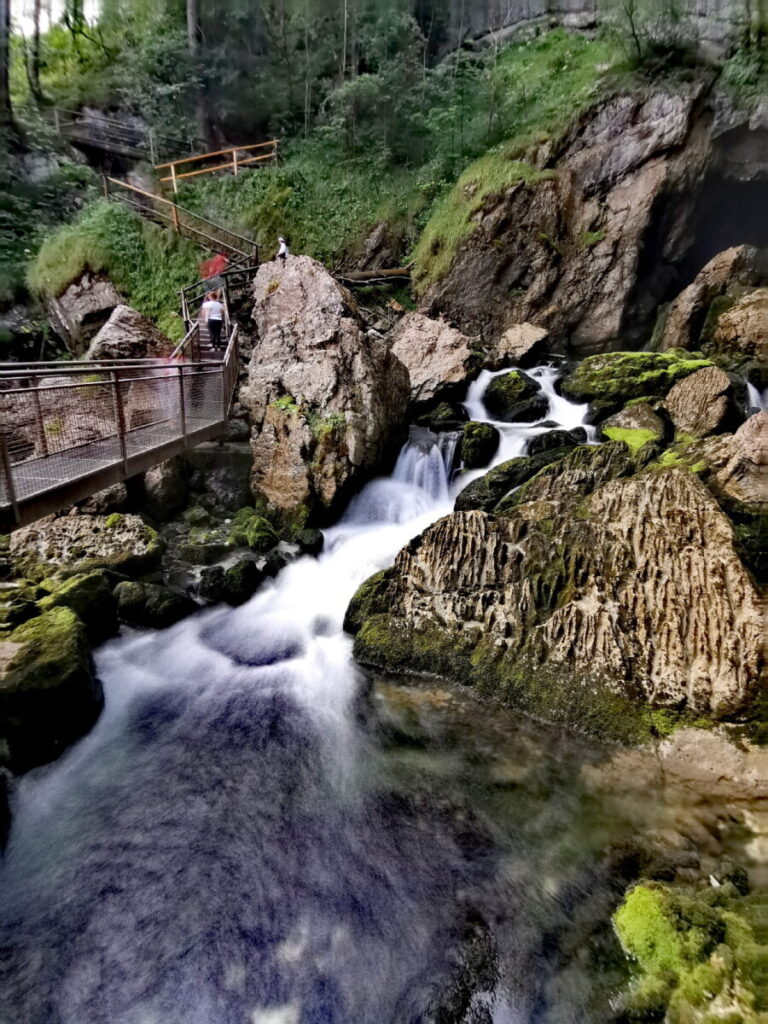 Eine der Brücken am Gollinger Wasserfall