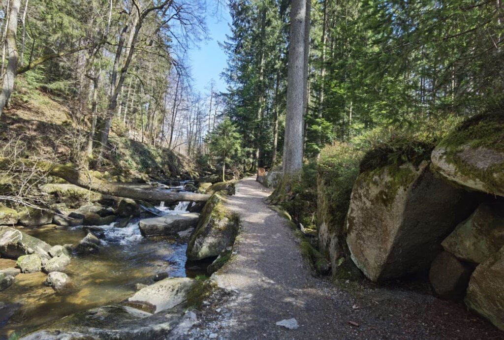 Der Saussbachklamm Rundweg in Waldkirchen - das schönste Stück führt durch die Klamm