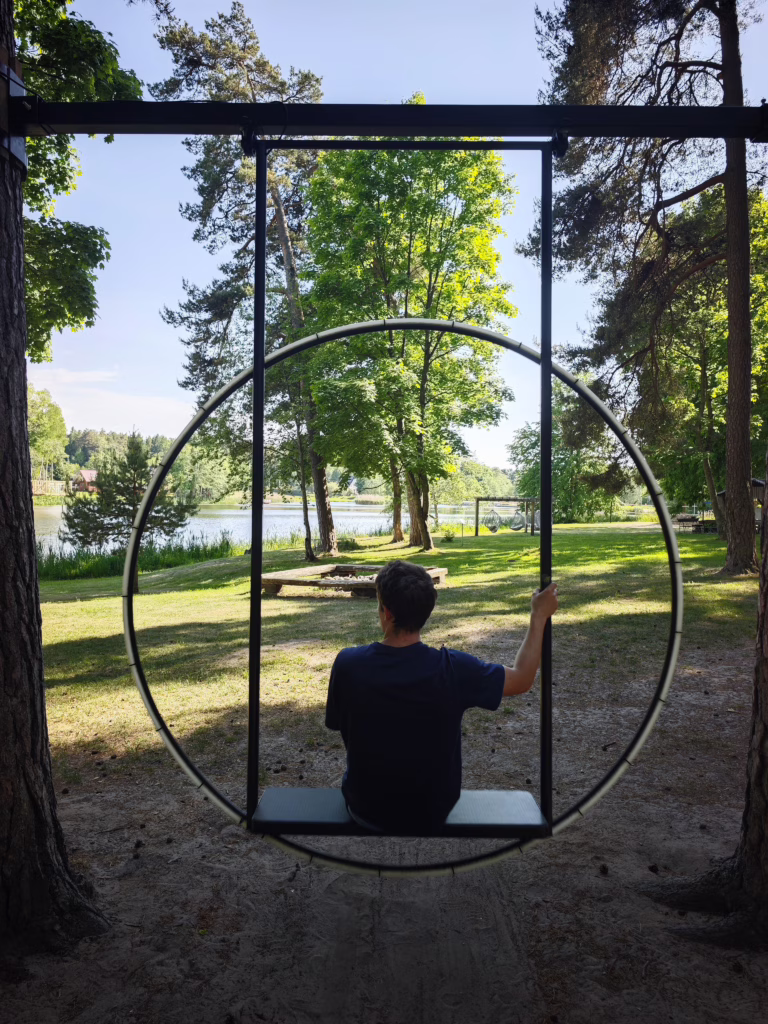 Schaukelpark Darbenai - perfekt zum Entspannen