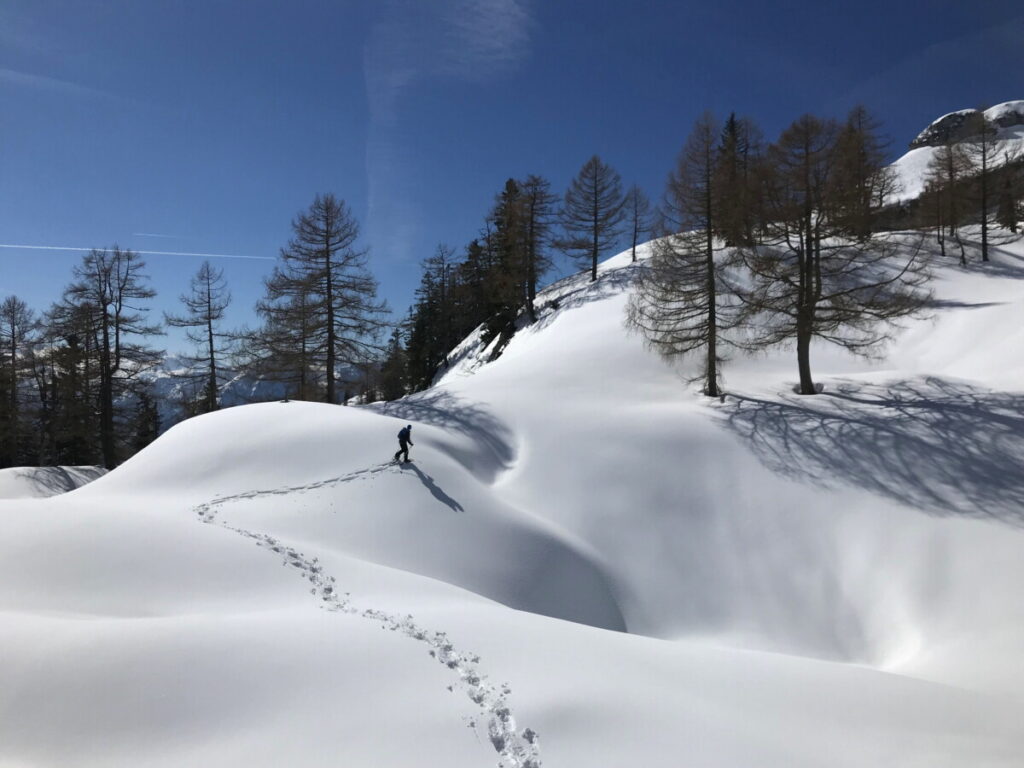 Winterurlaub ohne Ski ist so entspannend: Wir lieben das Schneeschuhwandern mit Kindern