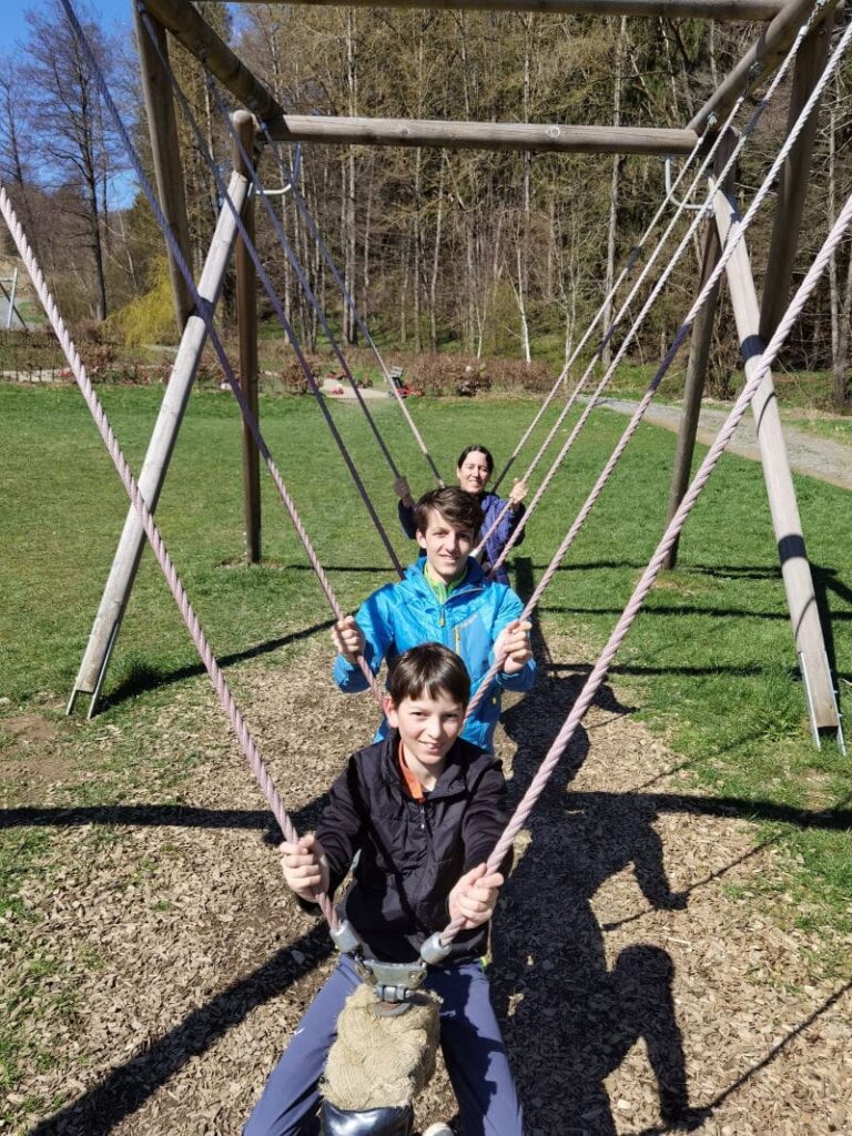 Unsere Erlebnisse am Spielplatz im Familienhotel Schreinerhof