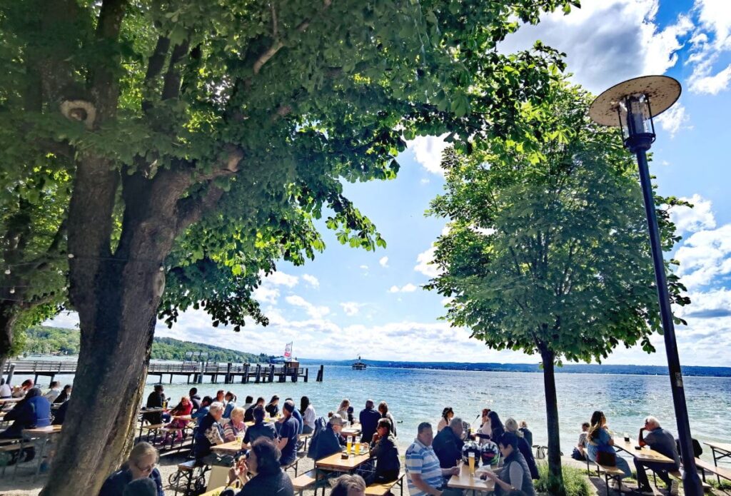 An der Seepromenade Herrsching - entspannen direkt am Ammersee