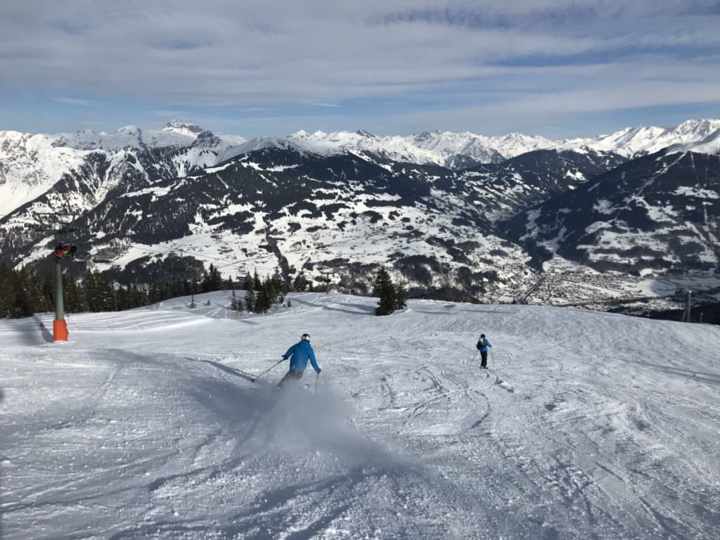 Skiurlaub Ostern mit Kindern - mit Panoramablick am Golm skifahren