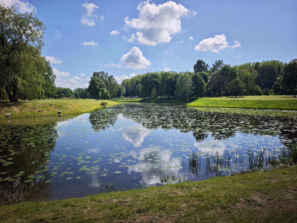 Der Stadtpark von Skuodas