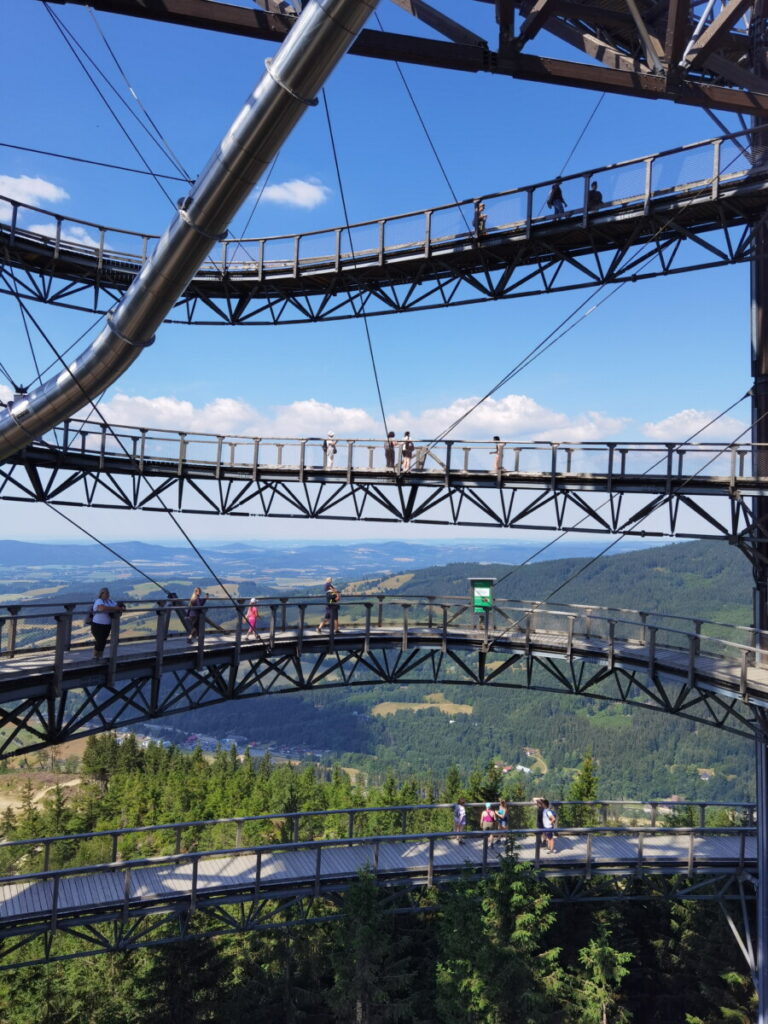 Außergewöhnliche Sehenswürdigkeit in Böhmen: Der Sky Walk in Dolni Morava