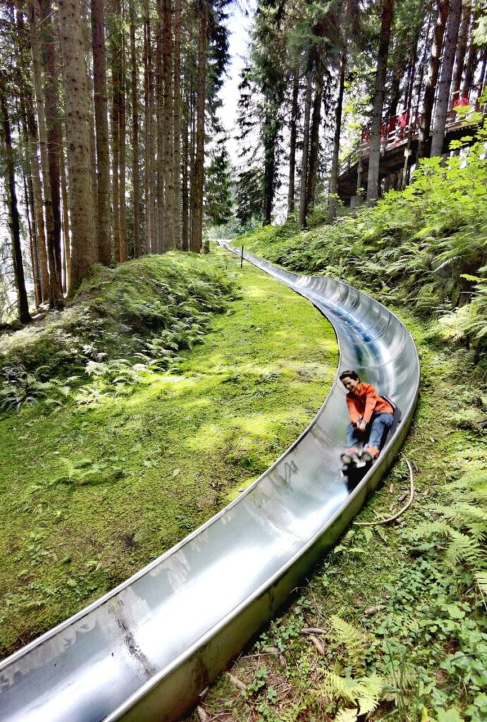 Direkt neben dem JUFA Laterns: Die coole Sommerrodelbahn