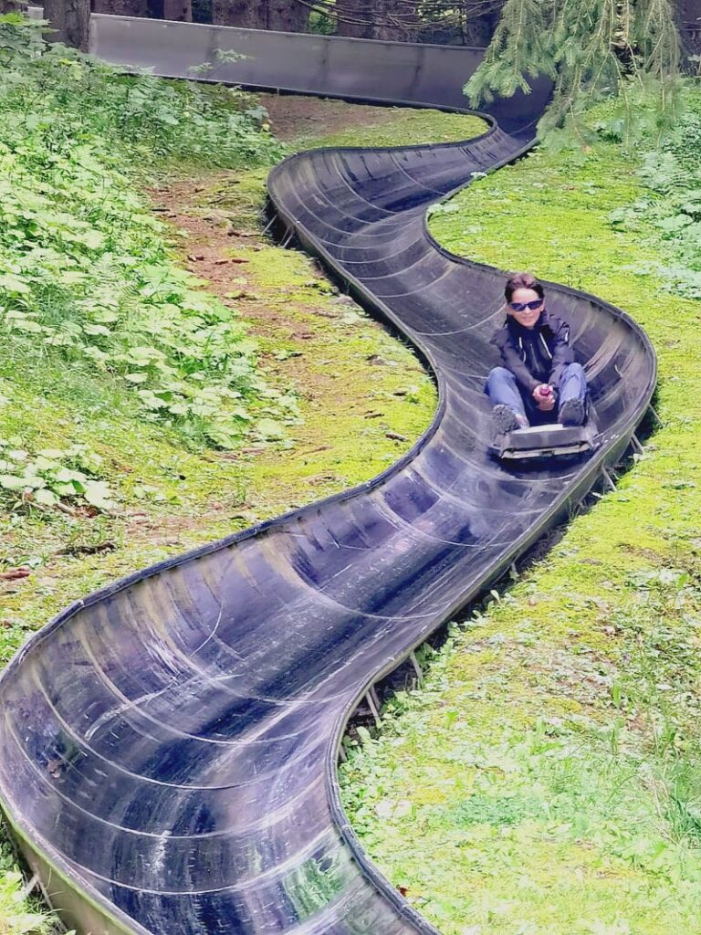 Sommerrodelbahn Laterns ist eine klassische Sommerrodelbahn