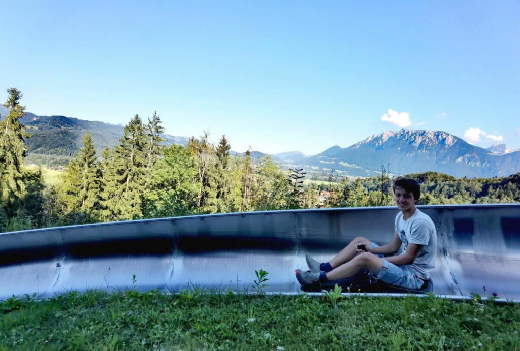 Sommerrodelbahn Oberaudorf nahe der Tatzelwurm Wasserfälle