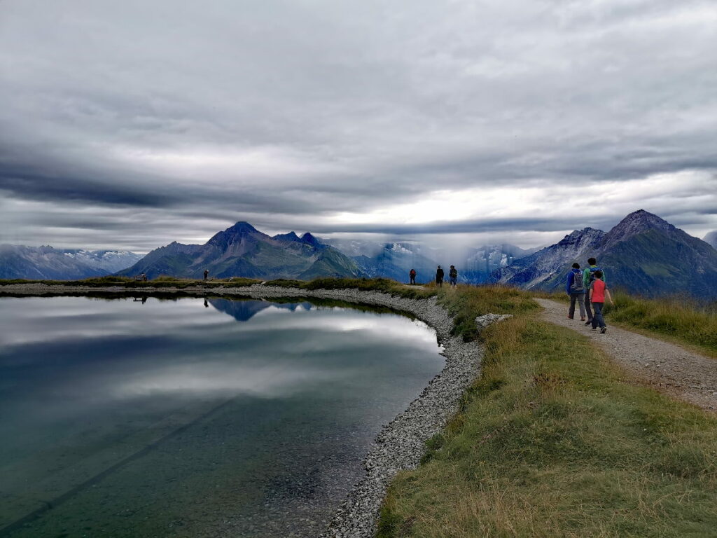 Am Speichersee Penkenjoch zur Granatkapelle wandern