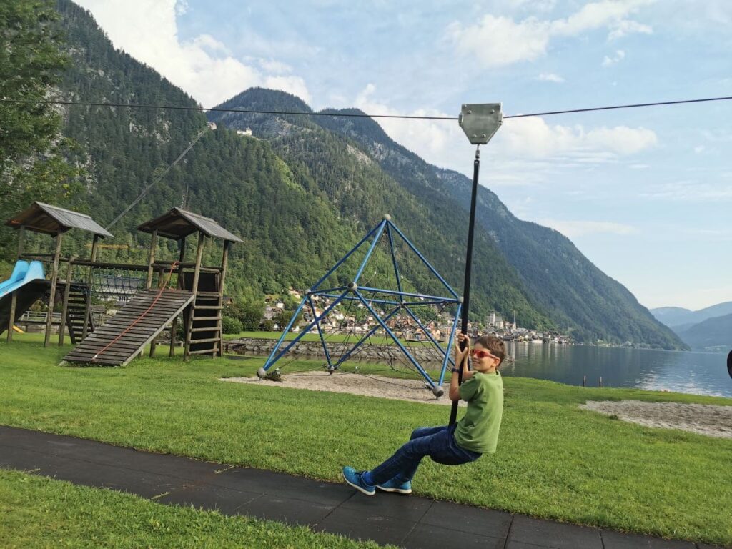 Spielplatz am See in Hallstatt - direkt am Hallstätter See