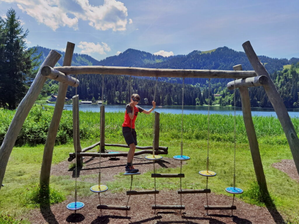 Ausflugstipp: Rundweg Spitzingsee mit Kindern - mit super Spielplatz am Spitzingsee