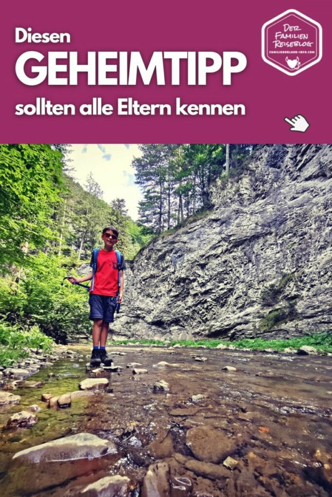 längste Klamm in Österreich Weiz mit Kindern wandern