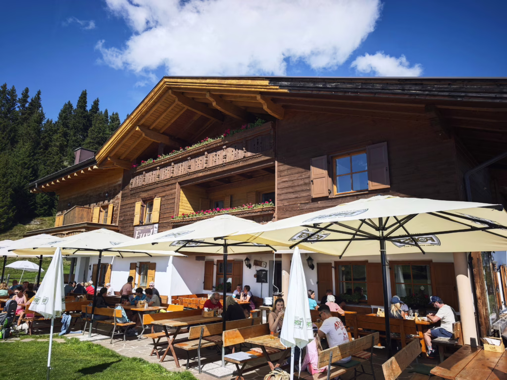 Einkehr auf der Furlhütte in Sterzing mit Kindern