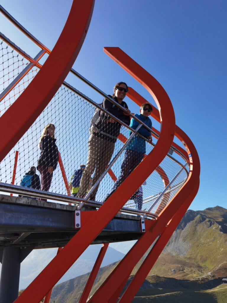 Die Stubnerkogel Aussichtsplattform Glocknerblick