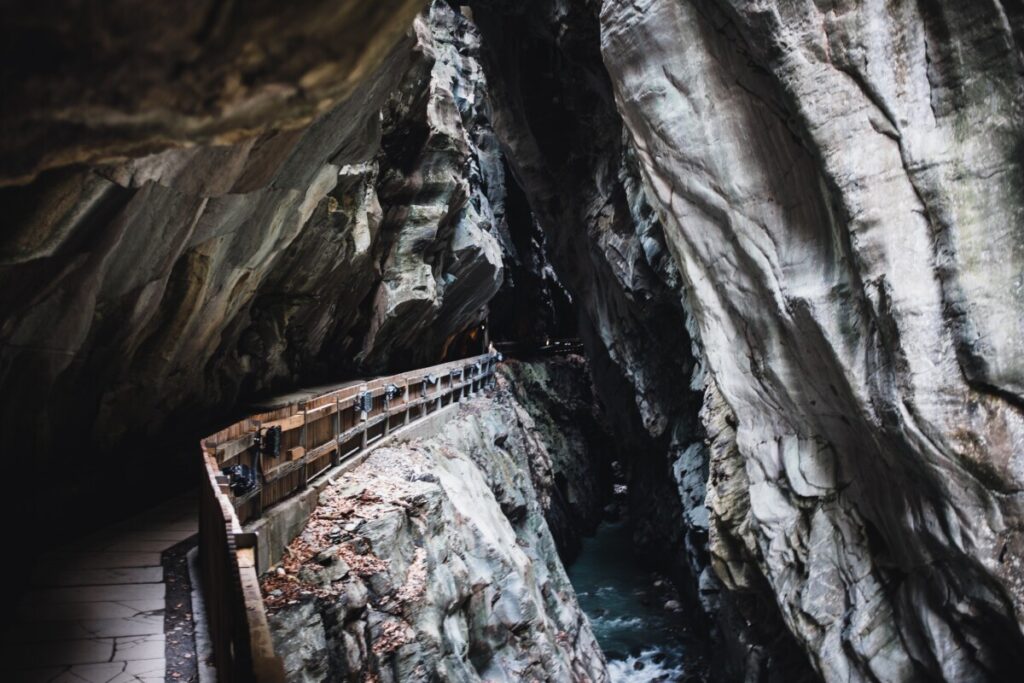 Die Taminaschlucht ist eine der meistbesuchten Schluchten der Schweiz