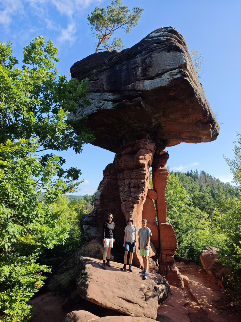 Der Teufelstisch ist das Wahrzeichen im Pfälzerwald und wirklich sehr beeindruckend