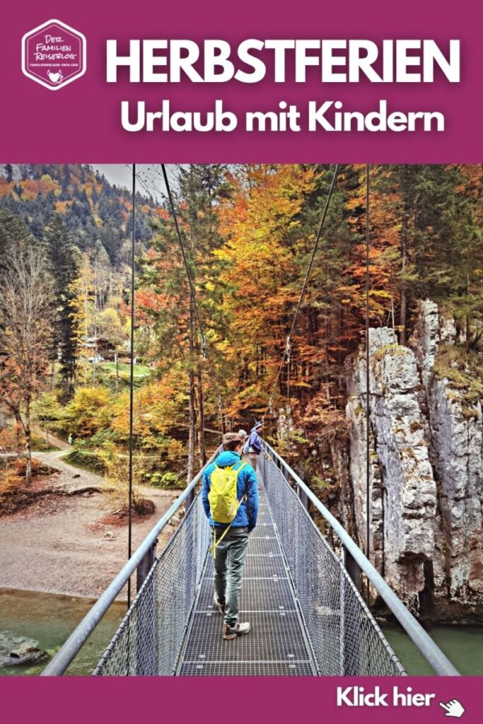 Herbstferien Urlaub mit Kindern