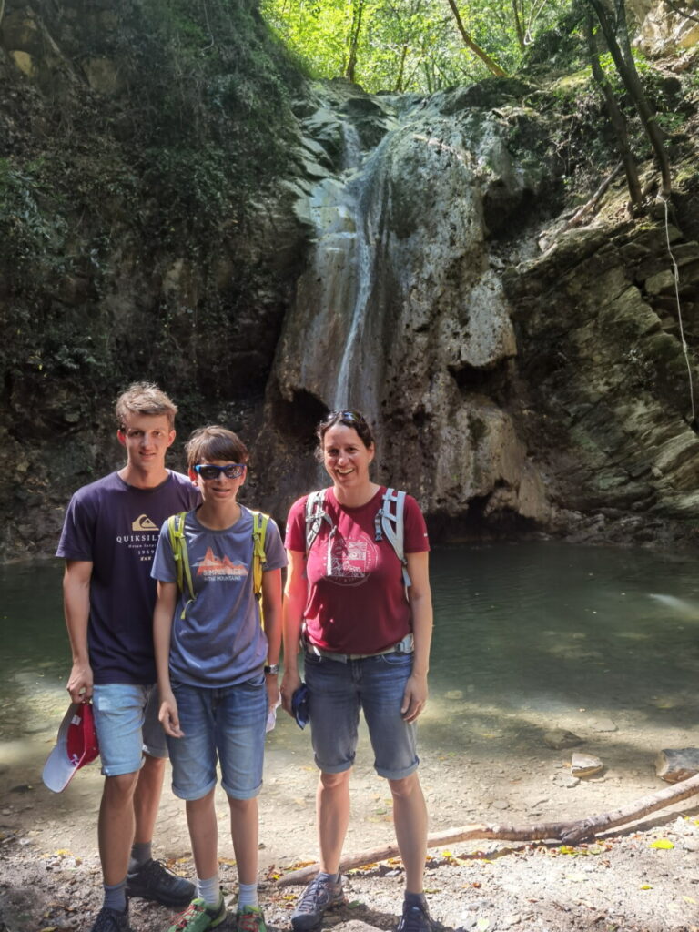 Toskana Wasserfall nahe Chianni: Cascate del Ghiaccione