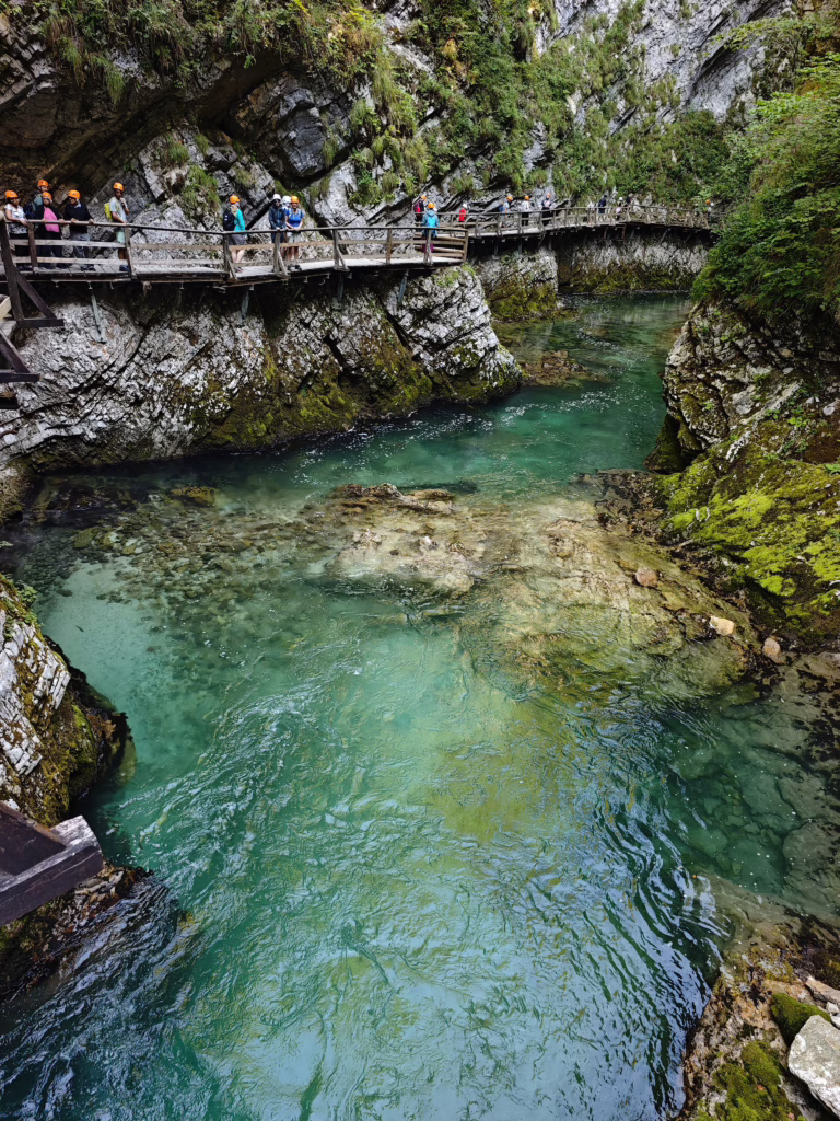 Berühmtes Ausflugsziel bei Bled: Die Vintgar Klamm