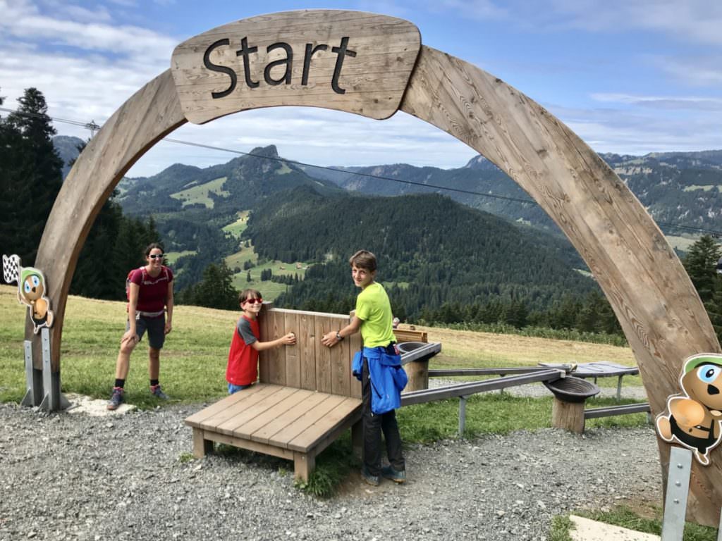 Vorarlberg Ausflugsziele mit Kindern: Hier beginnt die tolle Kugelbahn