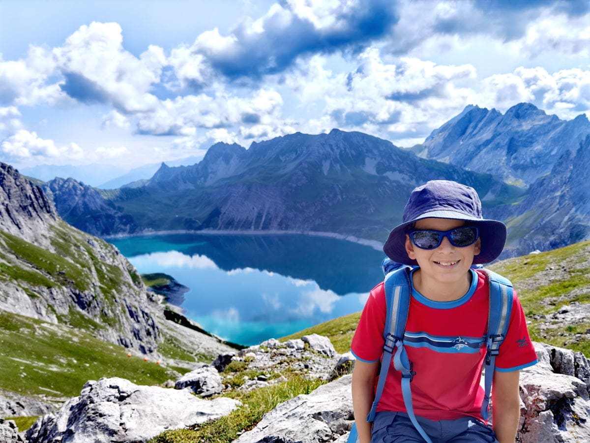 Wandern mit Kindern Österreich am Bergsee