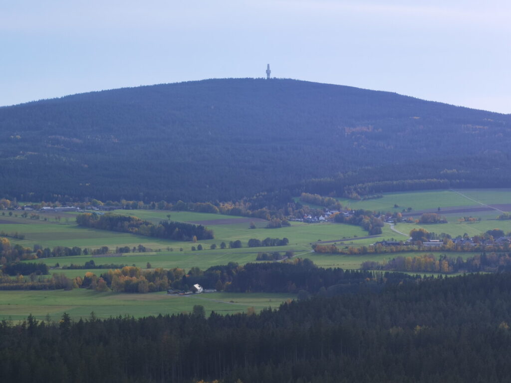 Ausblick vom Waldstein auf den Schneeberg