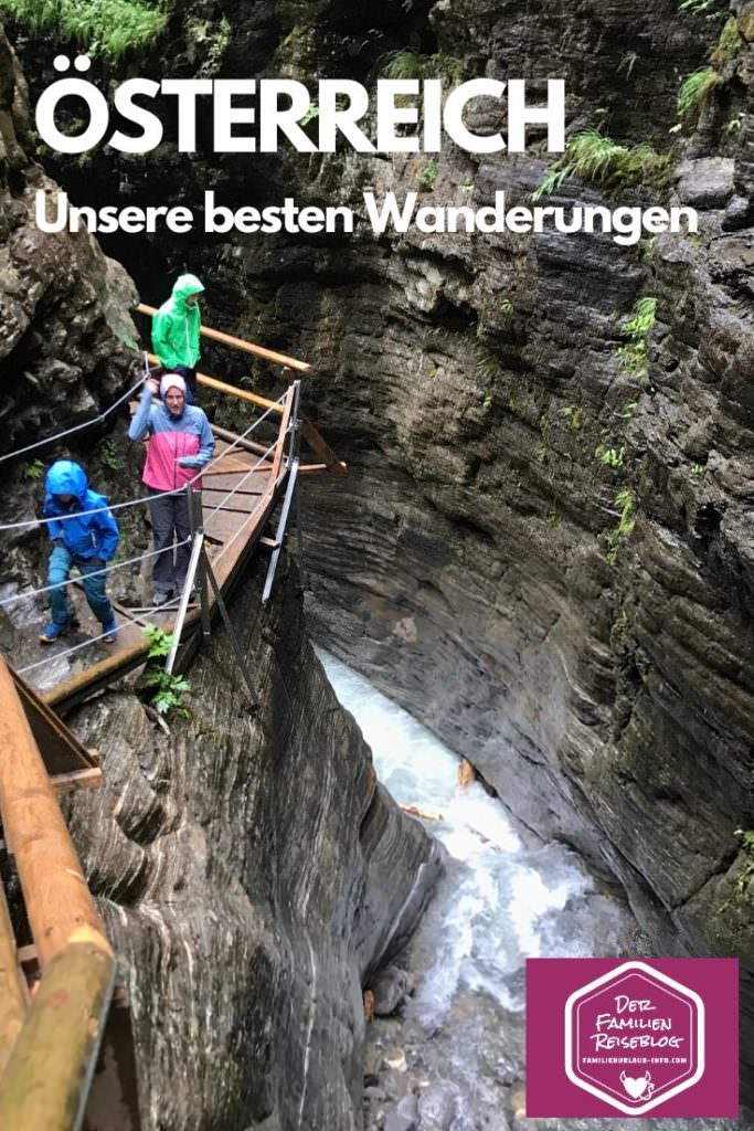 Wandern mit Kind Österreich