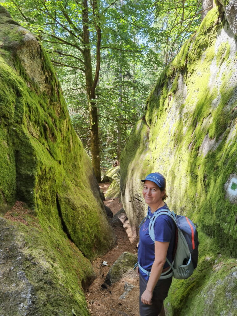 Wanderung Höllbachtal - durch die Felsen der Hölle