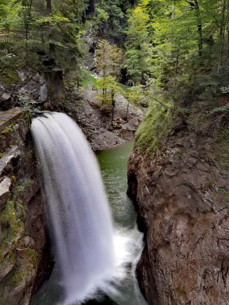 Wasserfälle beim Staufensee, am Ende der Rappenlochschlucht