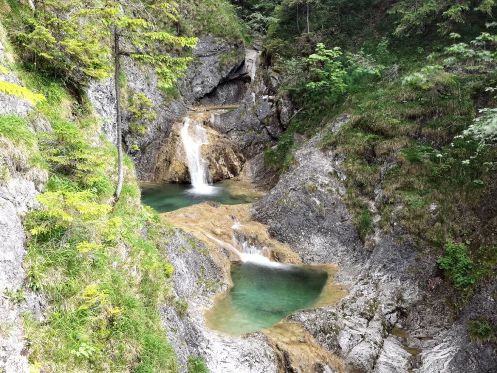 Wasserfall Bayrischzell mit Kindern erleben - solltest du unbedingt machen! Wir fanden das super.