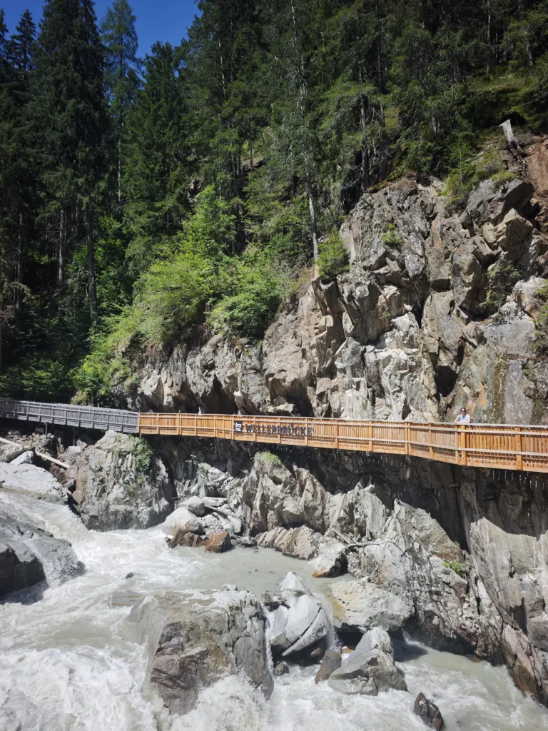 Wellerbrücke Ötztal mit Kindern