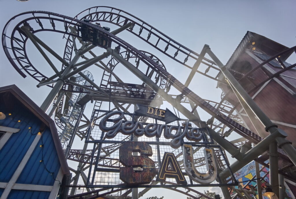 Wiener Prater Achterbahn - Die Gesengte Sau