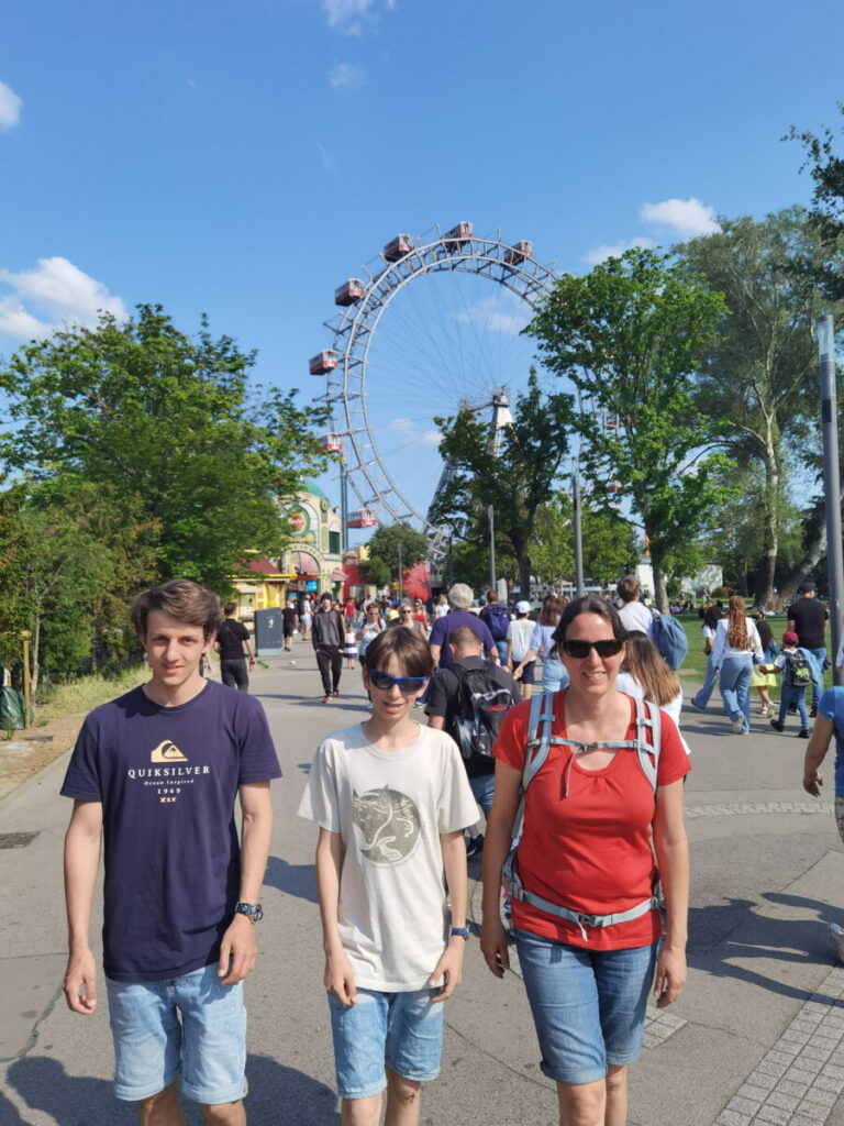 Freizeitpark Wiener Prater mit Kindern